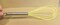 Silicone Whisk Set of 3 YELLOW Non-Scratch Non-Stick Kitchen Utensils.